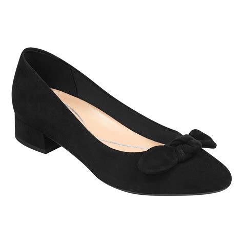 Calasee Suede Low Heel Dress Shoes | Low heel dress shoes, Womens black ...