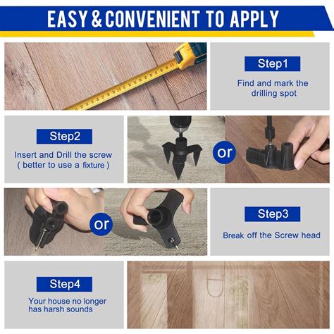 Snapklik.com : Squeaky Floor Fix Screws, 250 Pack - Eliminate Squeaking ...