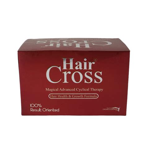 Hair Cross Advanced Cyclical Therapy for Hair Health (Pack of 5 ...