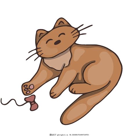 卡通动物猫咪图案图片_其他_动漫卡通-图行天下素材网