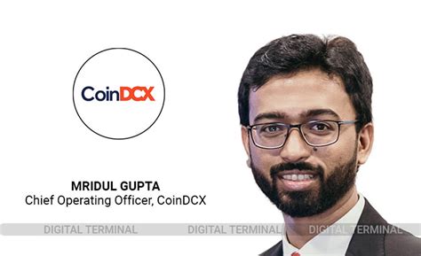 CoinDCX India, CoinDCX COO, Mridul Gupta CoinDCX, IT News, Technology ...