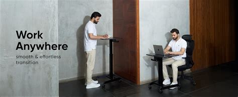 Frido Portable Standing Desk for Home & Office | Height-Adjustable ...