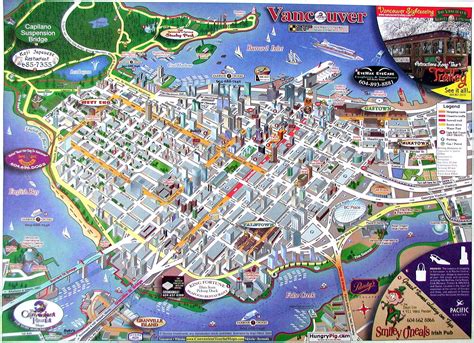 Map Of Downtown Vancouver