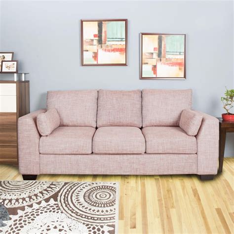 Buy Wheaton Alberta Fabric 3-Seater Sofa - Beige from Home Centre at ...