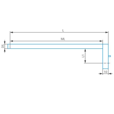 Stylus arm/Contour ML=168.5, L1=26 - Contour Arm
