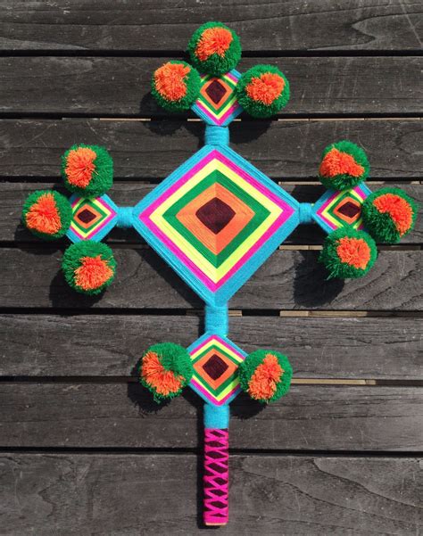 Ojo De Dios | Ojo de dioses, Manualidades y Ojos de dios huichol