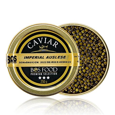 Caviar de seleccion imperial, cruce de esturion de Amur x Kaluga ...