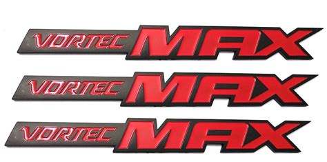 3pcs Vortec Max Door Emblem Logo, Badge Plate Band Decal Replacement ...