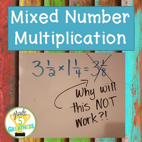 Math Multiplying Mixed Numbers with Models 5th Grade 的图像结果