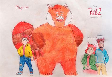 Turning red 2 maya lee (OC) by Thezaker20 on DeviantArt