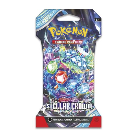 Pokémon TCG: Scarlet & Violet-Stellar Crown Sleeved Booster Pack (10 ...