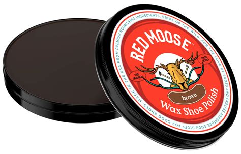 Snapklik.com : RED MOOSE Wax Brown Shoe Polish