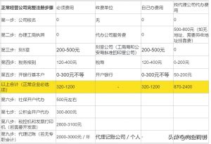 代办注册公司多少费用（代办注册公司流程和费用多少） - 重庆小潘seo博客