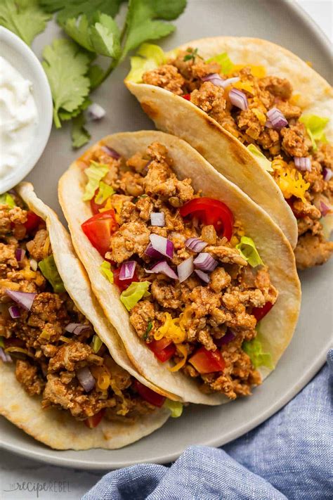 Ground Turkey Tacos - The Recipe Rebel