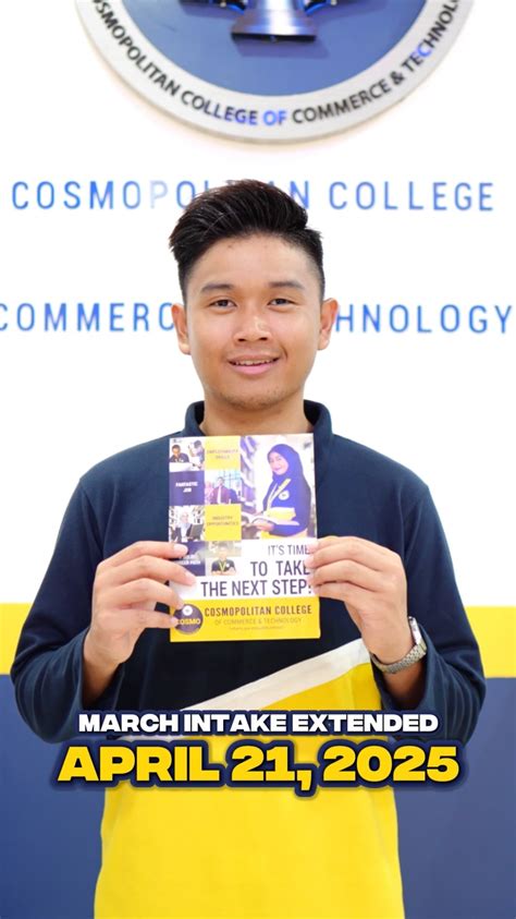 Cosmopolitan College - Brunei | Peluang Keemasan untuk Pendidikan Anda! Skim Biasiswa BPTV kini ...