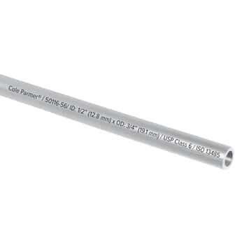Cole-Parmer Soft TPE Tubing, Clear, 1/2" ID x 3/4" OD; 50 Ft from Cole ...