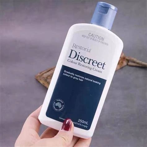 Buy Restoria Discreet Colour Restoring Cream Grey Hair Treatment 250 ml ...