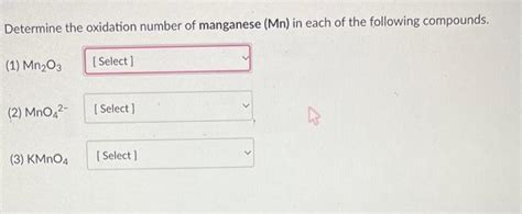 What Is the Oxidation Number of MnO2 的图像结果
