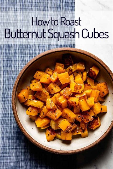 Roasted Butternut Squash Cubes | Recipe | Butternut squash recipes ...