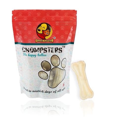 Buy Foodie Puppies Chompsters Rawhide Pressed Bone Calcium Treat for ...
