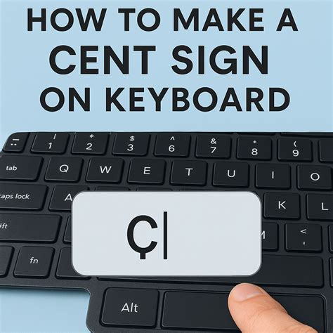 Cent Sign Shortcut: Windows, Mac, Chromebook