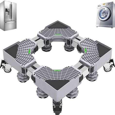 Gluckluz Washing Machine Base Mini Fridge Stand Universal Mobile Base ...