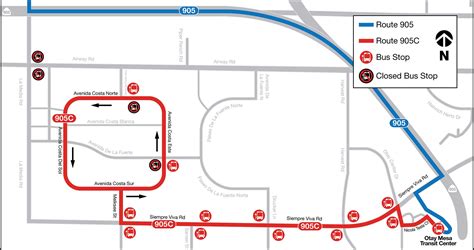 Route 905C | Route 905 Alert | San Diego Metropolitan Transit System