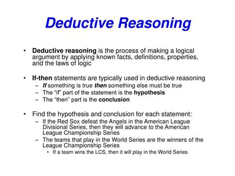 Image result for Examples of Deductive Arguments