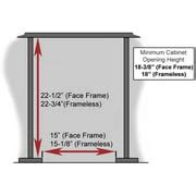 Buy Rev-A-Shelf 4WCTM-18BBSCDM2 Double 35 Qt Top Mount Pullout Waste ...