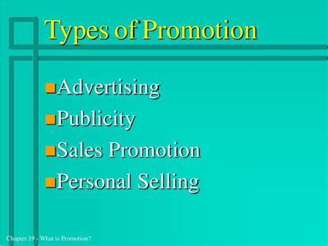 Types of Promotion 的图像结果