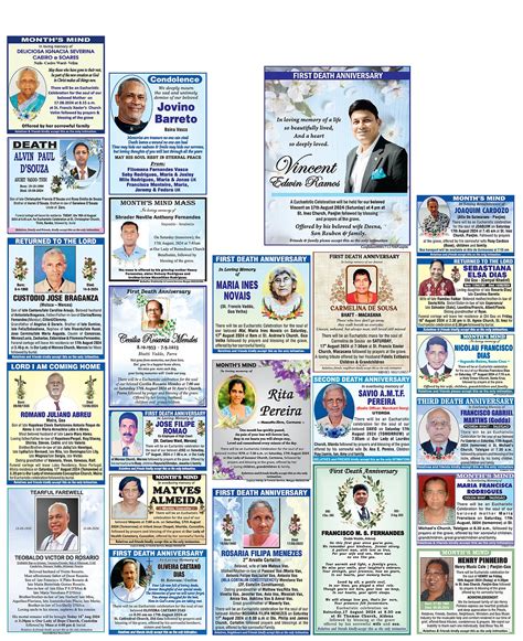 16-08-2024 Day Obituaries - Herald Goa