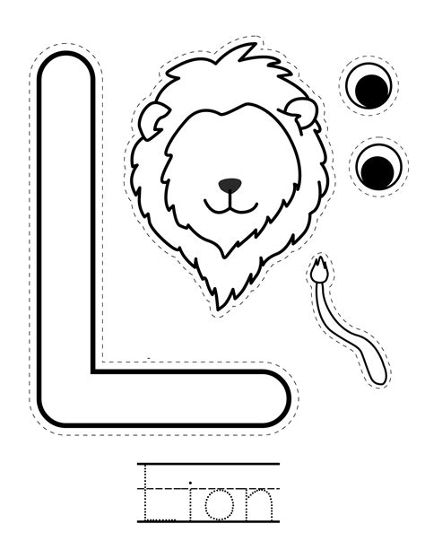 Letter L Craft: Lion Activity | Letter l crafts, Letter a crafts, Preschool letter crafts