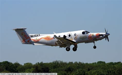 Aircraft M-ICKY (2003 Pilatus PC-12/45 C/N 508) Photo by Clive Glaister ...