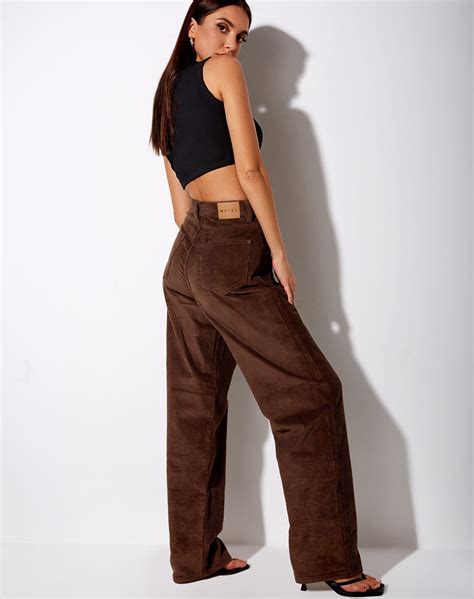 Parallel Jeans in Cord Dark Chocolate | Fashion, Jeans outfit women ...