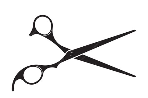 Premium Vector | Hairdress barber scissors professional salon tools ...