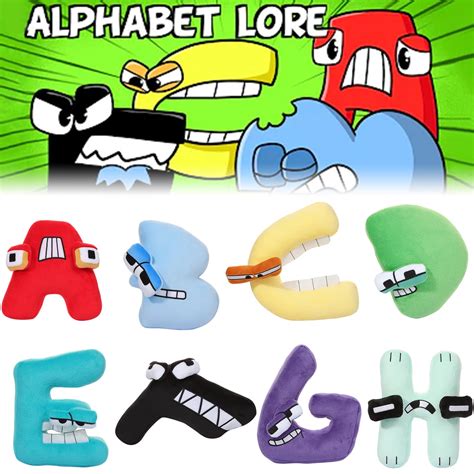 Buy Alphabet Lore Plush,7.5In Plushies Toy for Fans Gift Birthday Party ...