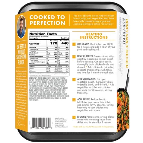 Honey Garlic Chicken with Green Beans - Kevin's Natural Foods