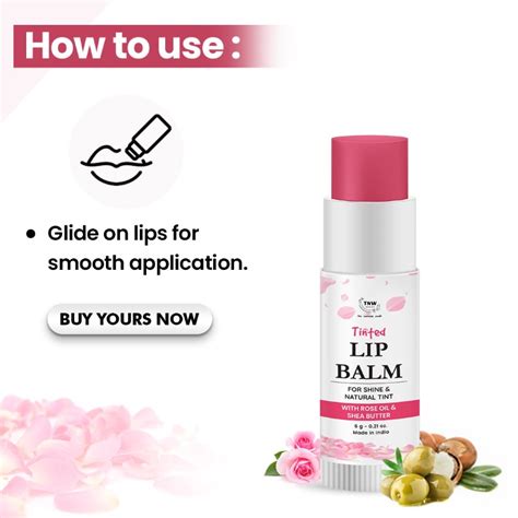 On The Body :: Skincare :: Lip Care :: Lip Balm :: Rose Tinted Lip Balm ...