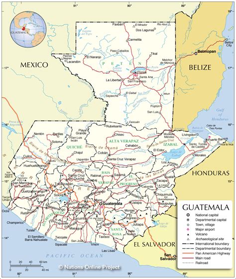Mexican Guatemalan Border Map