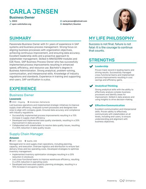 Business Owner Resume Skills Examples List 的图像结果