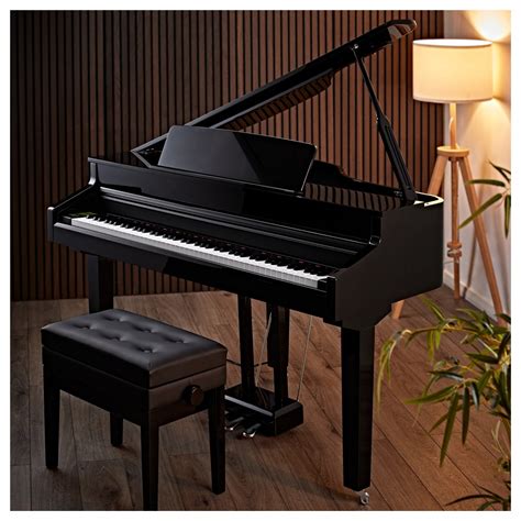 G4M Sonori Digital Grand Piano, Polished Ebony at Gear4music