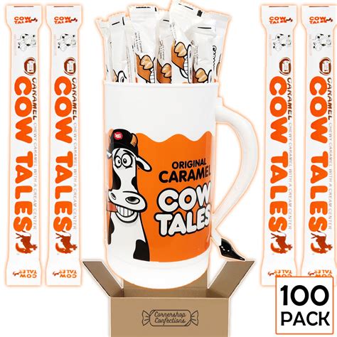 Cow Tales Original Caramel Tumbler AND Candy Bundle Pack - Full-Size ...