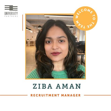 We're excited to welcome Ziba Aman to the team as our new Recruitment ...