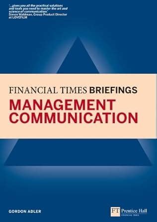 Buy Management Communication: Financial Times Briefing (Financial Times ...