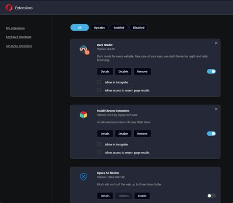 Image result for Extensions Opera