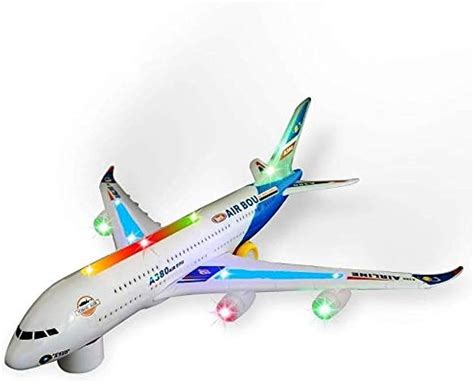Buy Kamy Traders Battery Operated Airbus A747 Action Toy Plane with ...