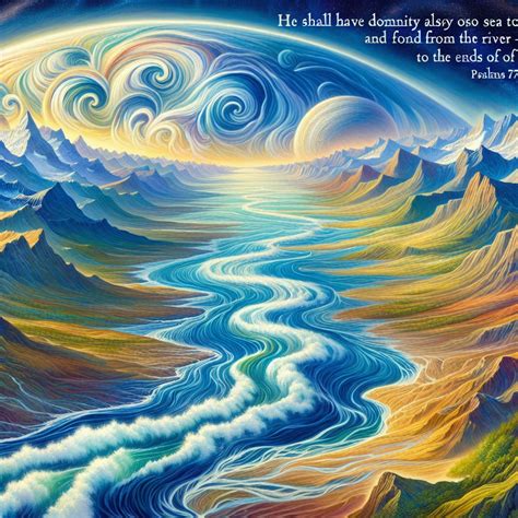 Psalms 72:8 Artwork | Bible Art