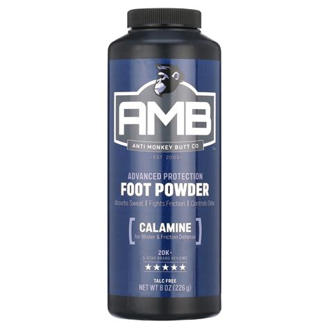 Anti Monkey Butt Body Powder and Foot Powder for Men and Women, 8 oz ...