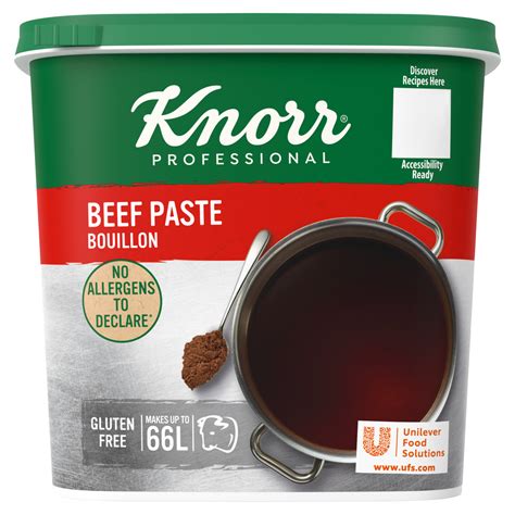 KNORR BEEF BOUILLON PASTE GLUTEN FREE -2x1K - Debriar LIVE