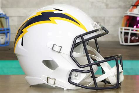 Los Angeles Chargers Riddell Speed Display Helmet - Navy Color Rush Al ...